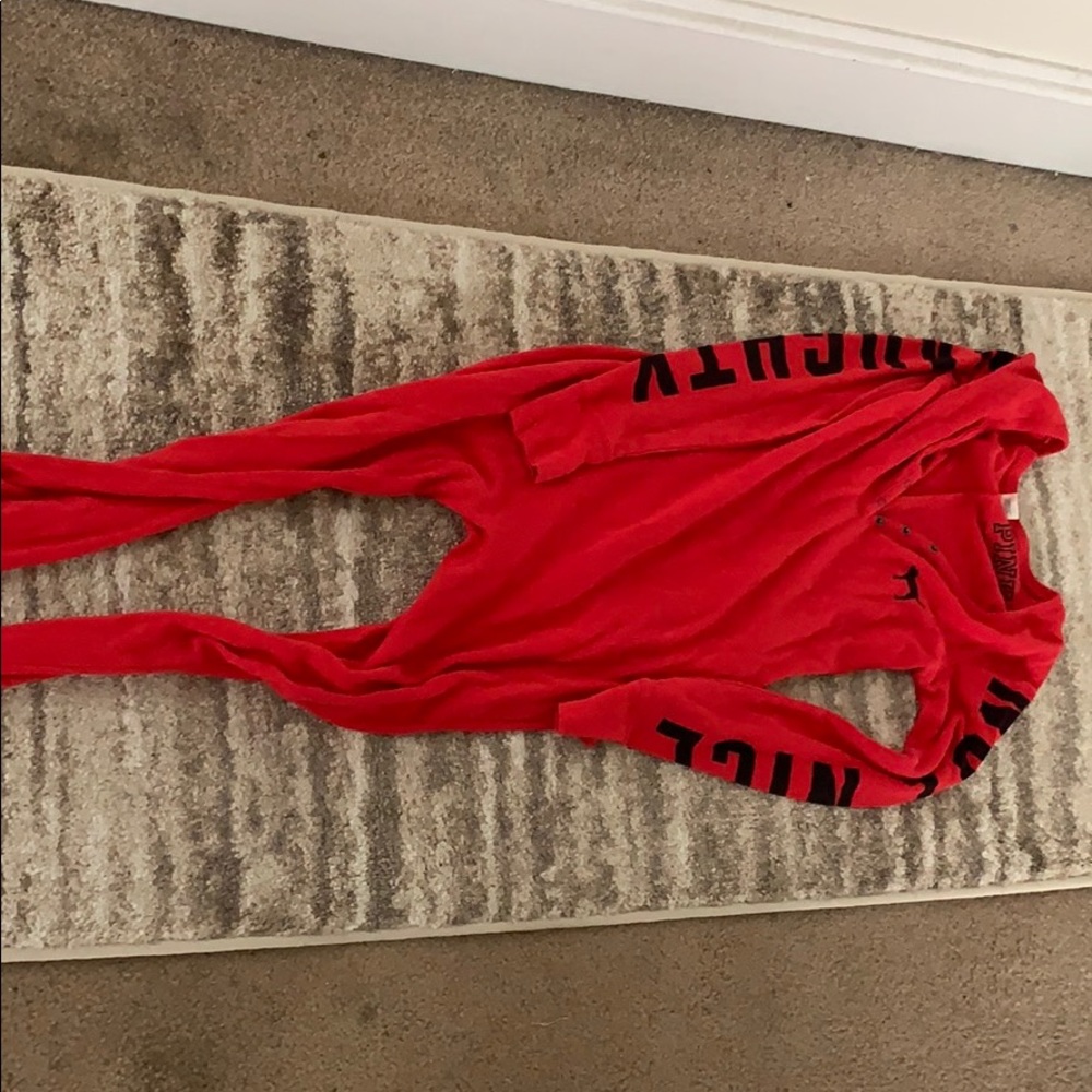 Pink red onesie